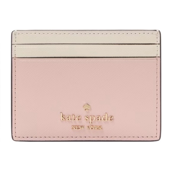 Kate Spade Madison Small Slim Card Holder - Rose Smoke Multi - NWT - Picture 7 of 11